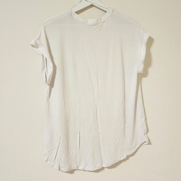 Ivory split neck tee - Picture 3 of 5
